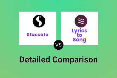 Staccato vs Lyrics to Song