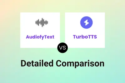 AudiofyText vs TurboTTS