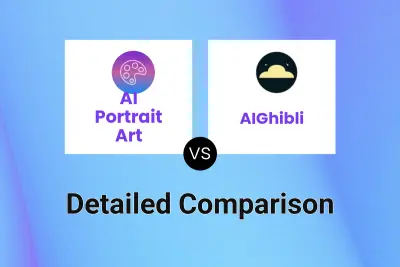 AI Portrait Art vs AIGhibli