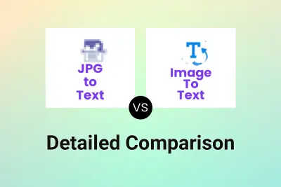 JPG to Text vs Image To Text