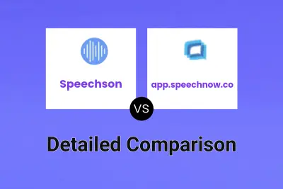 Speechson vs app.speechnow.co