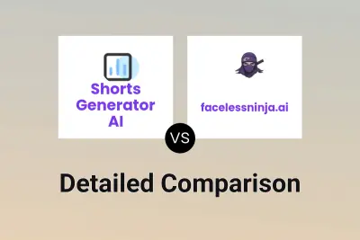 Shorts Generator AI vs facelessninja.ai