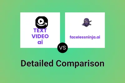 TEXT VIDEO ai vs facelessninja.ai