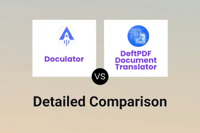 Doculator vs DeftPDF Document Translator