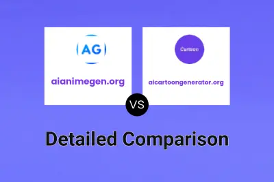 aianimegen.org vs aicartoongenerator.org