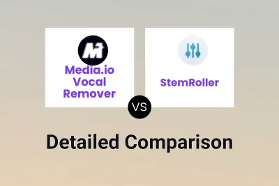 Media.io Vocal Remover vs StemRoller