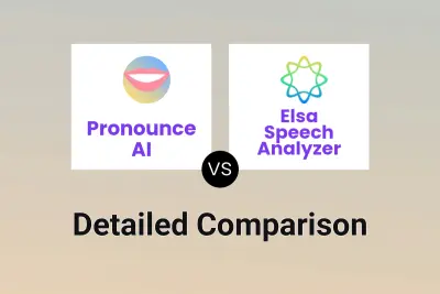 Pronounce AI vs Elsa Speech Analyzer