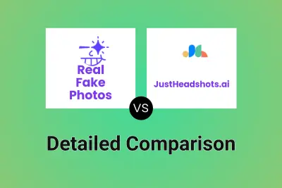 Real Fake Photos vs JustHeadshots.ai