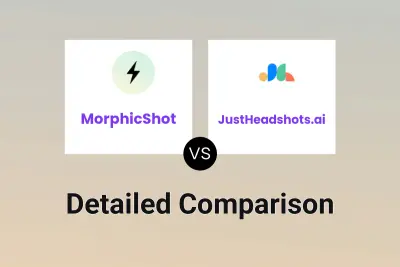 MorphicShot vs JustHeadshots.ai
