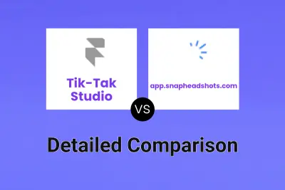 Tik-Tak Studio vs app.snapheadshots.com