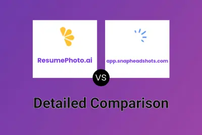 ResumePhoto.ai vs app.snapheadshots.com