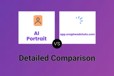 AI Portrait vs app.snapheadshots.com
