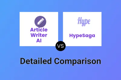Article Writer AI vs HypeSaga