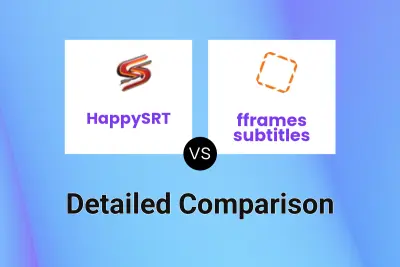 HappySRT vs fframes subtitles
