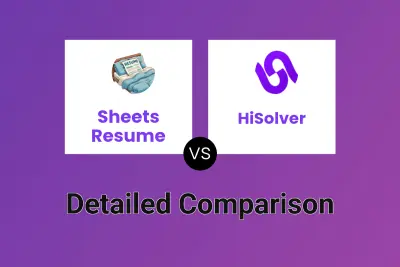 Sheets Resume vs HiSolver