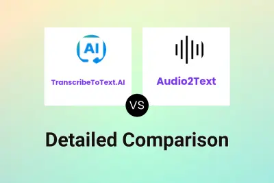 TranscribeToText.AI vs Audio2Text
