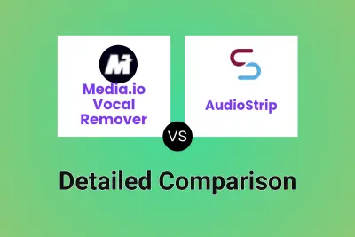 Media.io Vocal Remover vs AudioStrip