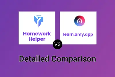 Homework Helper vs learn.amy.app