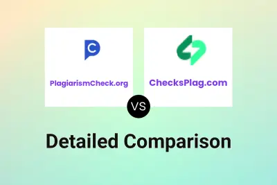 PlagiarismCheck.org vs ChecksPlag.com