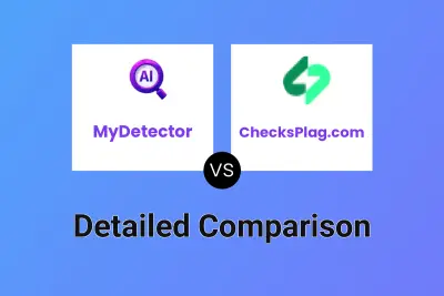 MyDetector vs ChecksPlag.com