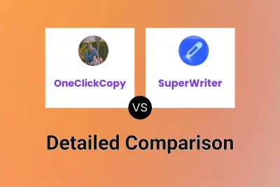 OneClickCopy vs SuperWriter