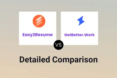 Easy2Resume vs GetBetter.Work