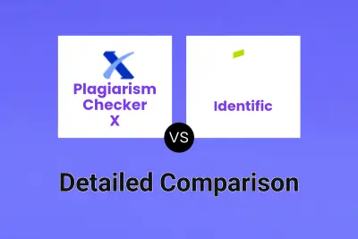 Plagiarism Checker X vs Identific