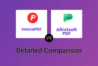 VancePDF vs Afirstsoft PDF