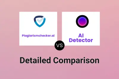 Plagiarismchecker.ai vs AI Detector