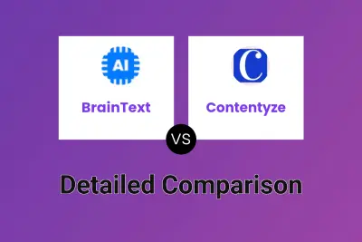 BrainText vs Contentyze