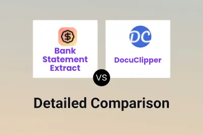 Bank Statement Extract vs DocuClipper
