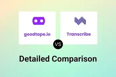 goodtape.io vs Transcribe