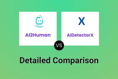 AI2Human vs AIDetectorX