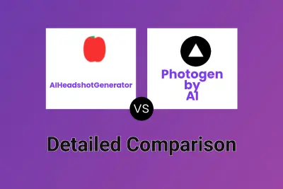 AIHeadshotGenerator vs Photogen by AI