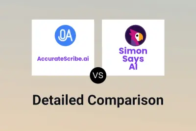 AccurateScribe.ai vs Simon Says AI