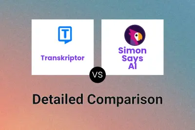 Transkriptor vs Simon Says AI