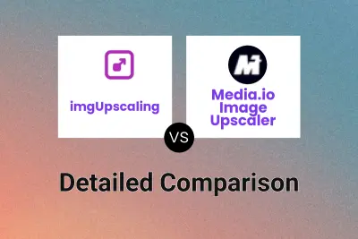 imgUpscaling vs Media.io Image Upscaler
