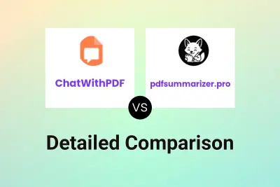 ChatWithPDF vs pdfsummarizer.pro