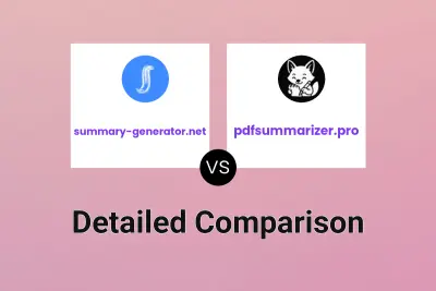 summary-generator.net vs pdfsummarizer.pro