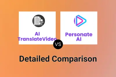AI TranslateVideo vs Personate AI