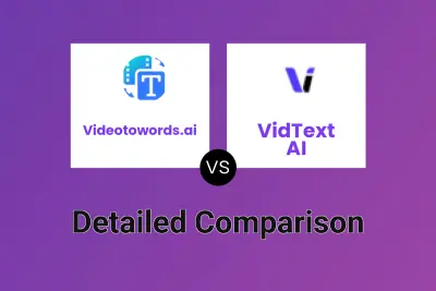 Videotowords.ai vs VidText AI