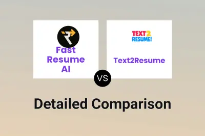 Fast Resume AI vs Text2Resume