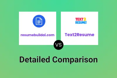 resumebuildai.com vs Text2Resume