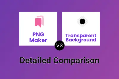 PNG Maker vs Transparent Background