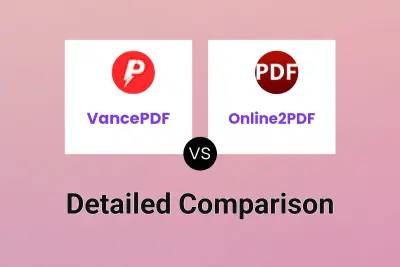 VancePDF vs Online2PDF