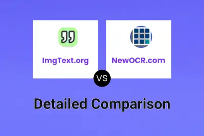 ImgText.org vs NewOCR.com