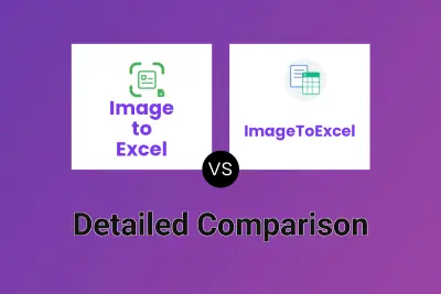 Image to Excel vs ImageToExcel