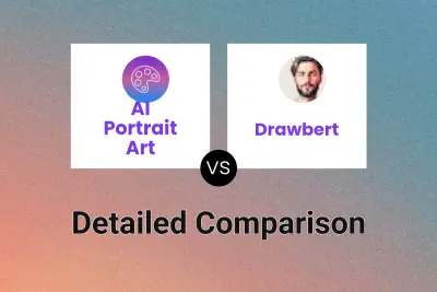 AI Portrait Art vs Drawbert
