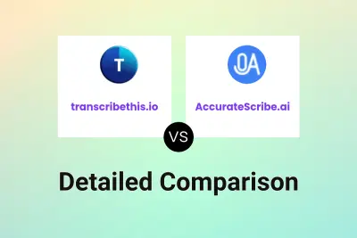 transcribethis.io vs AccurateScribe.ai