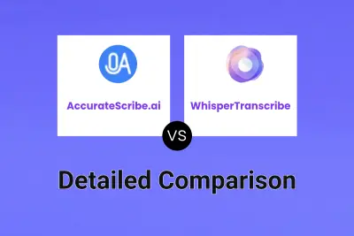 AccurateScribe.ai vs WhisperTranscribe